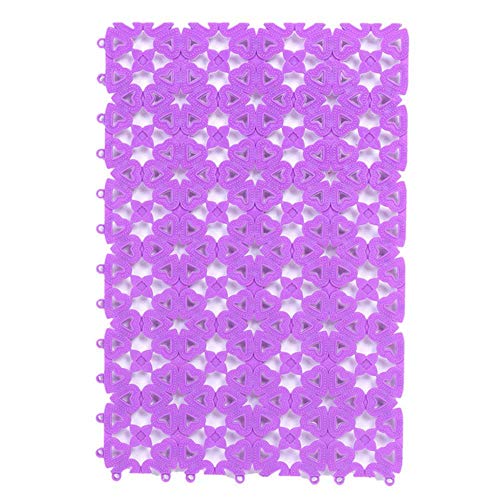 WTMLK 5 Color Pet Mats Breathable Dog Cage Mat Non-Slip Fit All Animals Rabbit Cat Puppy Bed Bathroom Floor Table Large Dogs Foot Pad,Purple von WTMLK