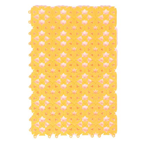 WTMLK 5 Color Pet Mats Breathable Dog Cage Mat Non-Slip Fit All Animals Rabbit Cat Puppy Bed Bathroom Floor Table Large Dogs Foot Pad,Yellow von WTMLK