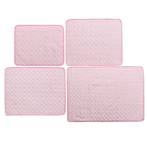 WTMLK 50x40/60x50/70x55/100x70cm Pet Dog Cat Summer Cooling Cold Mat Cool Pad Cushion,Pink,100x70cm von WTMLK