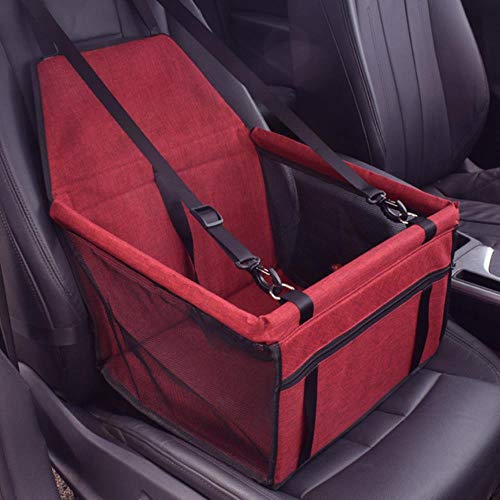 WTMLK Atmungsaktive Haustier-Auto-Matte Wasserdichtes Pad Reise-Auto-Tasche Auto-Tasche Autositzbezug Korbmatte Auto-Reise-Hund Katze Haustier-Tasche Sicheres Zusammenklappen, 04,40x30x25cm von WTMLK