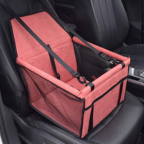 WTMLK Atmungsaktive Haustier-Auto-Matte Wasserdichtes Pad Reise-Auto-Tasche Auto-Tasche Autositzbezug Korbmatte Auto-Reise-Hund Katze Haustier-Tasche Sicheres Zusammenklappen, 08,40x30x25cm von WTMLK