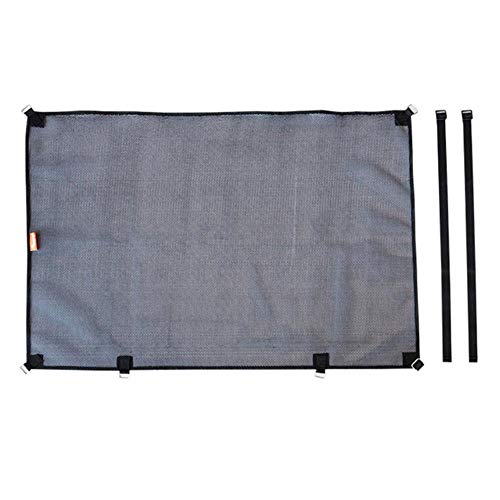 WTMLK Auto Pet Barrier Mesh Hund Auto Autosicherheit Reise Isolation Net Fahrzeug Van Rücksitz Barriere Schutz Einstellbare Sicherheitsreise, schwarz, China von WTMLK