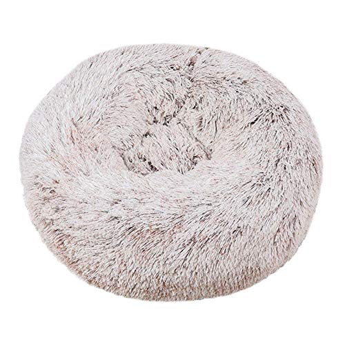 WTMLK Bubble Kiss Hundebett Haustierbett Runde waschbare Hunde Haustiere Zubehör Lange Plüsch Hundehütte Hundebetten für große Hunde Matte Katzenbett Haus, 28, XL von WTMLK