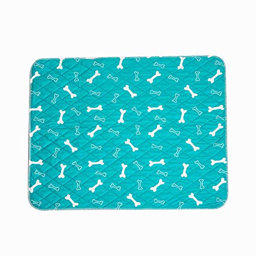 WTMLK Hot S/M/L Summer Cool Pad Waterproof Cloth Pet Dog Pee Washable Dog Cat Absorbent Mat Solid Pet Washable Bed Pads#3,Green,L von WTMLK