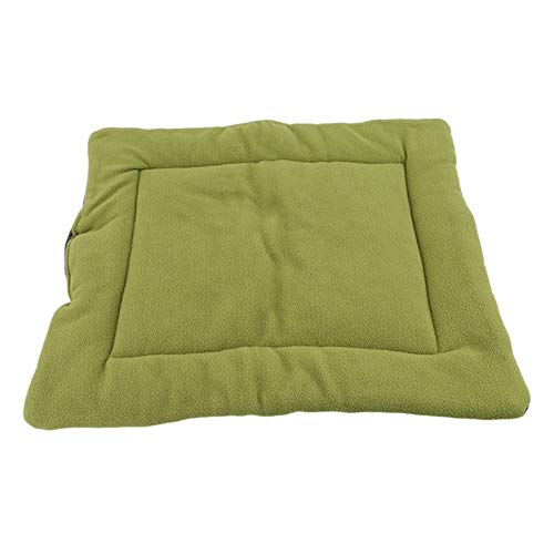 WTMLK Pet Dog Mat Dog Cage Mat Pet Cotton Pad Soft Fleece Small and Medium-Sized Dog and Cat Sleep Bed Pet Supplies,Green,S von WTMLK