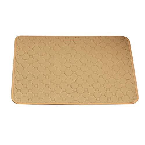 WTMLK S/M/L/XL/XXL Saugfähiges wasserdichtes Haustier-Hunde-PIPI-Pad Wiederverwendbares Haustier Hund 2020 Sommerkühlmatte Atmungsaktives Haustier-Schlafkissen # 3, beige, XL von WTMLK