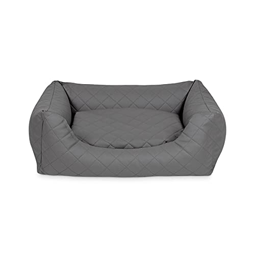 WUFY SKAJ Hundekörbchen Hundesofa Hundekissen orthopädisch Hundebett Hundematte für kleine mittlere große Hunde Tierkissen kuschelig Schlafplatz waschbar, Größe in 117 x 82 x 28 cm von WUFY