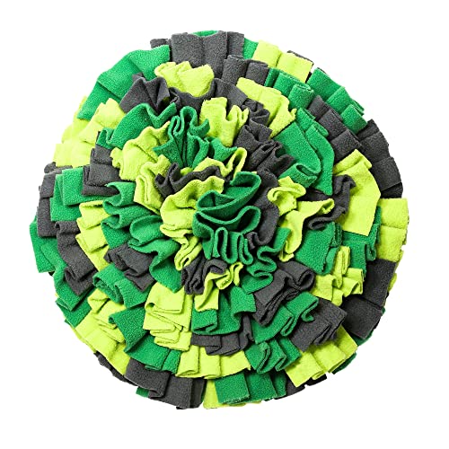 Happy Pet Fluffle Snuffelmat Rond Camouflage-40 CM von WUNDAPETS