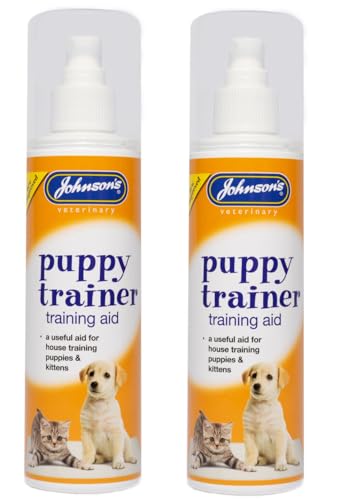 WUNDAPETS Johnsons Welpentrainer Pumpspray für Welpen, Kätzchen, 150 ml, 2 Stück von WUNDAPETS