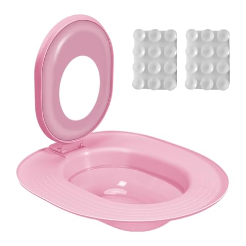 WUUISDNX Katzentoiletten Trainingsset, Haustier Schritt durch Müllübergangsdeckel, abnehmbar, mit Zwei Saugnäpfen, PP, für den Innenbereich, mit, Rosa WUUISDNX Katzentoiletten Trainingsset, Haustier Schritt durch Müllübergangsdeckel, abnehmbar, mit Zwei Saugnäpfen, PP, für den Innenbereich, mit, Rosa von WUUISDNX