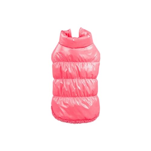 WUUISDNX Niedliche und praktische Hundebekleidung, Jacken, Haustier, gemütlich im Winter, sichere und ungiftige Baumwolle, Winter Haustiermäntel, warm, Rosa, XS von WUUISDNX