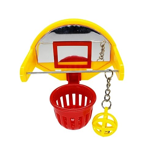 WUUISDNX Papagei Basketball Spielzeug Papagei S Fähigkeiten mit interaktivem Spielzeug Papageien Käfig Spielzeug für Wellensittich Sittich Kanarienvogel Vogel Training Spielzeug von WUUISDNX