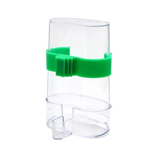 WUUISDNX Vogelfutterspenderflasche mit großem Fassungsvermögen für langlebige, sichere und ungiftige Vogelfutterspender aus Kunststoff mit Clip von WUUISDNX