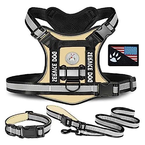 3 stücke Tacticals Pet Harness Hunde Weste Harness Outdoor Training Mesh Weste Traktion Harness Reflektierende Weste Für Mittlere Hunde Training Hunde Geschirr Hunde Zubehör von WUURAA