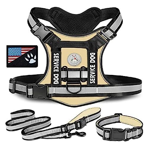 3 stücke Tacticals Pet Harness Hunde Weste Harness Outdoor Training Mesh Weste Traktion Harness Reflektierende Weste Für Mittlere Hunde Training Hunde Geschirr Hunde Zubehör von WUURAA