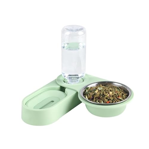 Automatischer Futterspender für Haustiere, 530 ml, Wasserspender, Futternapf, Schwerkraft, Wasserbrunnen für Kleintiere, Katzen, Kaninchen, Frettchen von WUURAA