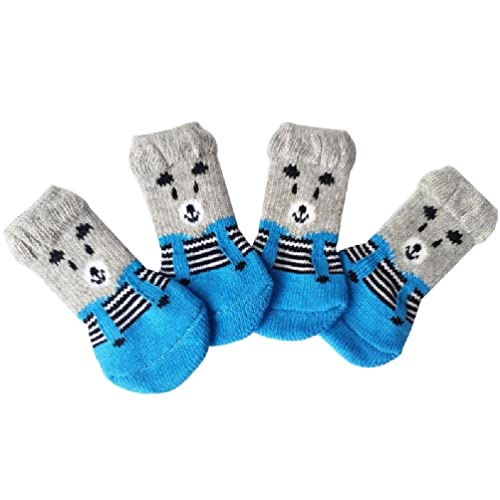 Hundesocken rutschfeste Hundeschuhe Outdoor Schuhe Hundesocken Katzensocken Nur Für Katzen Kratzfest Schmutzabweisend Haustierschuhe Katzensocken von WUURAA