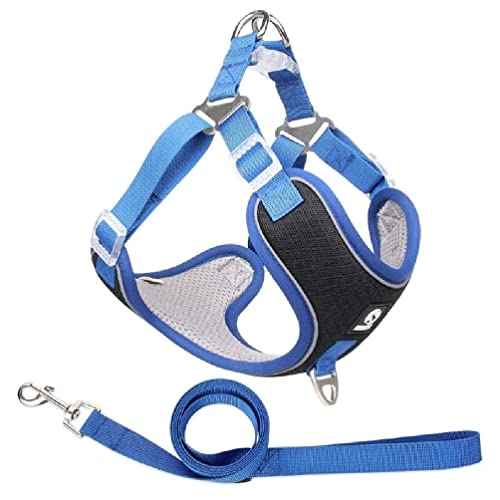 Pet Chest Strap Vest Type Dog Strap Small Dog Rope Outdoor Reflective Breathable Dog Traction Rope Dog Collar Seat Belts Traction Rope Dog Traction Rope Leash von WUURAA