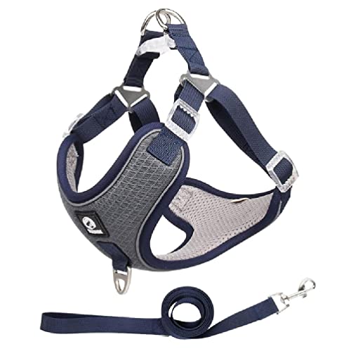 Pet Chest Strap Vest Type Dog Strap Small Dog Rope Outdoor Reflective Breathable Dog Traction Rope Dog Collar Seat Belts Traction Rope Dog Traction Rope Leash von WUURAA