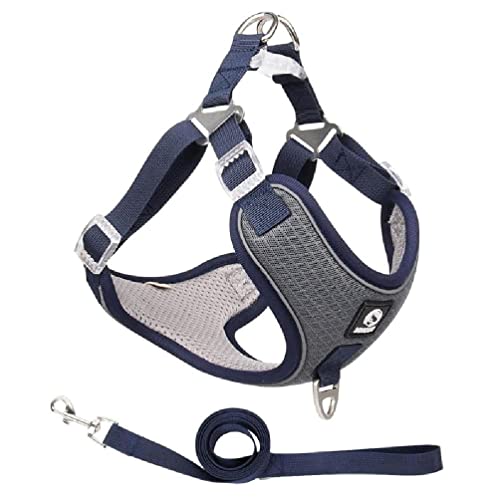 Pet Chest Strap Vest Type Dog Strap Small Dog Rope Outdoor Reflective Breathable Dog Traction Rope Dog Collar Seat Belts Traction Rope Dog Traction Rope Leash von WUURAA