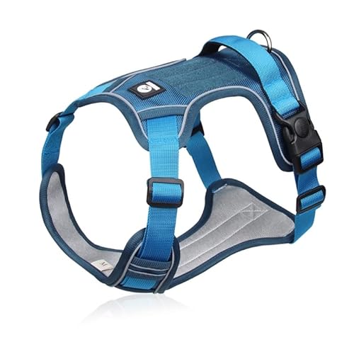 Pet Harness Dog Chest Harness Outdoor Dog Walk Training Mesh Vest Traction Harness Reflective Vest Harness For Large Dog Adjustable Dog Chest Harness Comfortable Dog Harness Reflective Dog Harness Dog von WUURAA