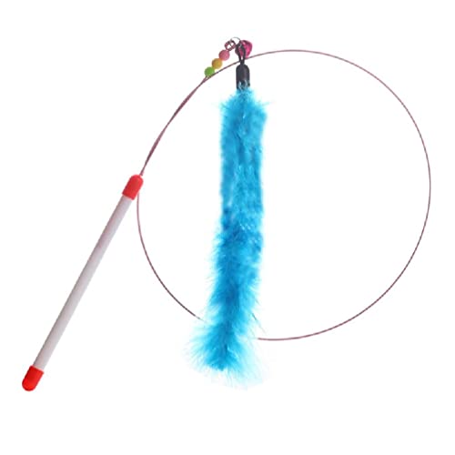 WUURAA For Cat Wand Toys Interactive For Cat Teaser Wand For Cat Toys With Loud Bell Exercise And Entertainment For Cat Cat Wand Toys For Indoor Cats von WUURAA