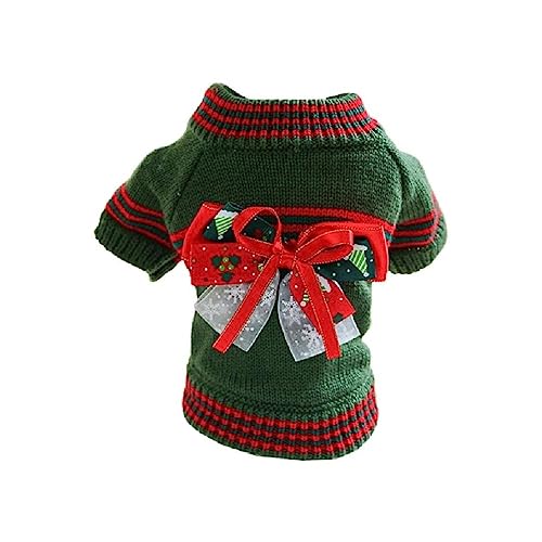 WUURAA Pullover Für Kleine Hunde Weihnachtspullover Pullover Katzenkostüm Anziehkleidung Kätzchen Fotoshootings Requisite Festival Urlaub Anzug Haustierkostüm Für Weihnachten von WUURAA