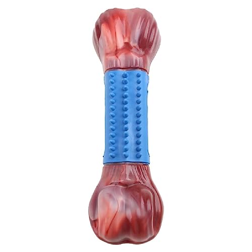 WUURAA Ungiftiges Hundeknochenspielzeug Aus Lebensmittelechtem Nylon Interaktives Kauspielzeug Langlebiges Geschenk Für Haustiere Hundeknochen Aus Nylon Und Gummi Interaktives Hundespielzeug von WUURAA