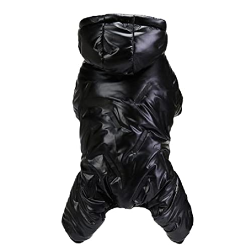 Winter Hundemäntel Fleece Gepolstertes Futter Winddichter Hunde Schneeanzug Hundemantel Overall Hundejacke Welpen Outfit Einfach Bei Uns Hundebekleidung von WUURAA