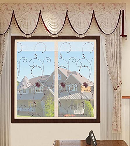 Waschbares Netz-Fensternetz für Katzenschutz, Moskitonetz, Fliegennetz, Insektennetz, einfach zu installieren, selbstklebend mit Magnetstreifen, praktisches Design, 140 x 150 cm von WUWEI