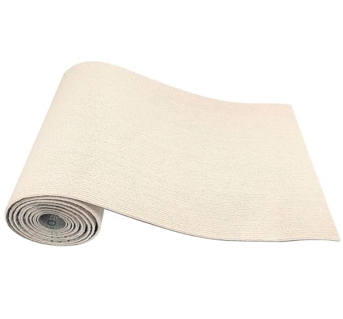 WUZILIN (beige, 40 * 200cm 1Pack) Katze Kratzmatte,Katze Wand Stracther, vielseitige Selbstklebende Ersatz einfache Verwendung für Katze Bäume, Katze Wand Möbel, Kratzbäume, und Couch Schutz von WUZILIN