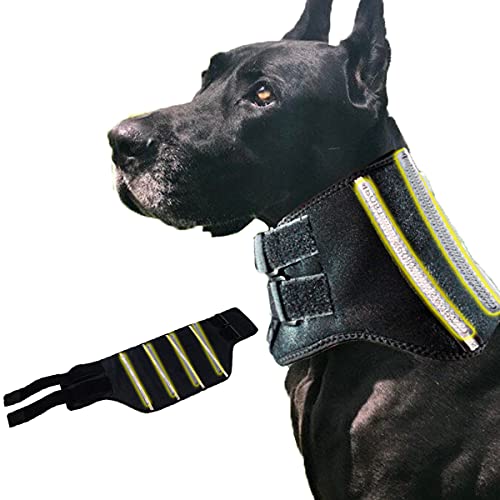 WXFEXIA Haustier-Halsbandage, Halsbandage, für Hunde und Katzen, Schmerzlinderung, Hundewickel, schützt Wunden, Heilung durch Arthritis gegen Verletzungen, Verstauchungen (L) von WXFEXIA