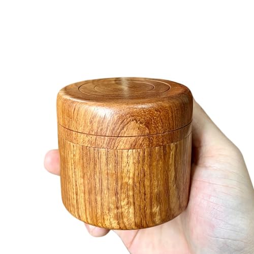 WXMYOZR Haustierhaar -Keepsake -Box für Hundekatze, Kleine hölzerne Gedenkbox für Haustier Haar/Zähne Katzenhund Haarbehälter,Myanmar Rosewood von WXMYOZR