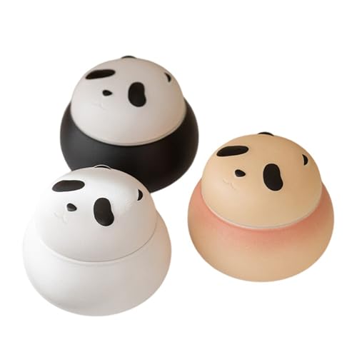 WXMYOZR Kleine Urne für menschliche Asche Haustier Asche, Mini Keepsake Urn Cute Panda Handcrafted Ceramic Urn Memorial Kremation Urnen,Set of 3 von WXMYOZR