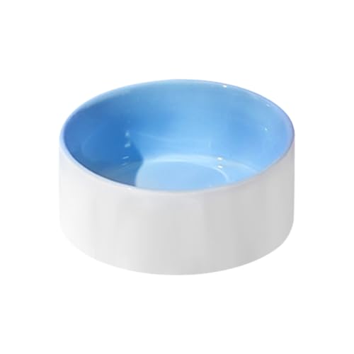 Keramiknapf für Hunde und Katzen, personalisierbar, Größe L / Blau von WYFTOY