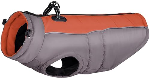 Wasserdichte Hundejacke, Winterjacke, Outdoor-Sport, modische Hundejacke, verstellbarer Reißverschluss, Größe L, B von WYOERN