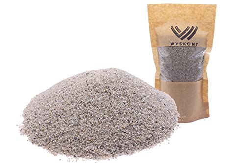 WYSKONT Aquarium Kies - Aquariumsand 25 kg - Aquarium Deko - Kieselsteine - Zierkies - Flusskies - Deko Sand - Kieselsteine Garten - Aquarium Bodengrund - Terrarium Sand - Aquariensand 0,8-1,6mm von WYSKONT