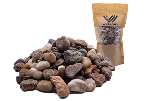 WYSKONT Aquarium Kies - Aquariumsand 25 kg- Aquarium Deko - Kieselsteine - Zierkies - Flusskies - Deko Sand - Kieselsteine Garten - Aquarium Bodengrund - Terrarium Sand - Aquariensand 10-20 mm von WYSKONT