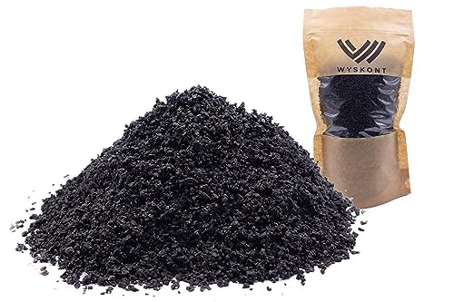 WYSKONT Aquarium Kies Schwarz - Aquarium-Sandkies 10 kg – 1-3 mm – Aquarium Kies - Aquarium Deko – Aquarium Bodengrund - Quarzsand - Aquarium Dekoration von WYSKONT