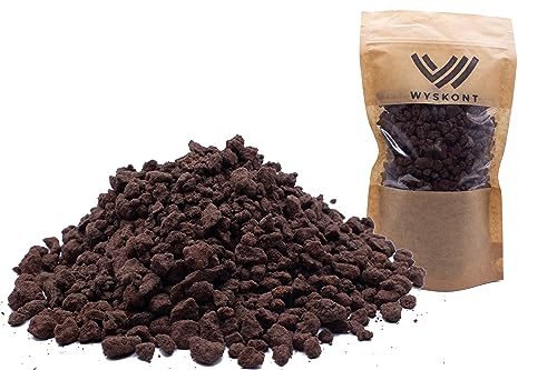 WYSKONT Lavasteine 10 Liter 5-10 mm - Aquarium Bodengrund - Lavamulch - Aquarium Deko - Terrarium Deko - Aquarium Steine - Aquarium Kies - Aquarium Soil - Dekosteine - Zierkies von WYSKONT