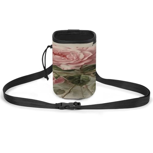 Haustier-Trainingspaket, Vintage-Rosen-Druck, vielseitige Haustier-Trainingstasche, stilvolles Haustierzubehör, Mehrzweck-Tragetasche, leichte Hundetasche von WYUSPGK