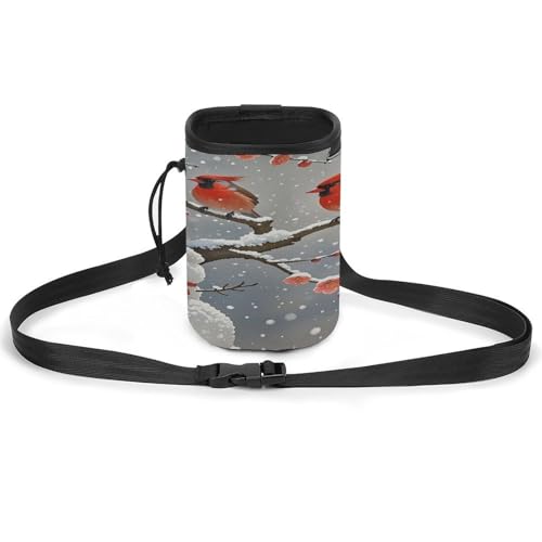 Haustier-Trainingspaket, Winter-Pflaumenblüten-Druck, vielseitige Haustier-Trainingstasche, stilvolles Haustierzubehör, Mehrzweck-Tragetasche, leichte Hundetasche von WYUSPGK