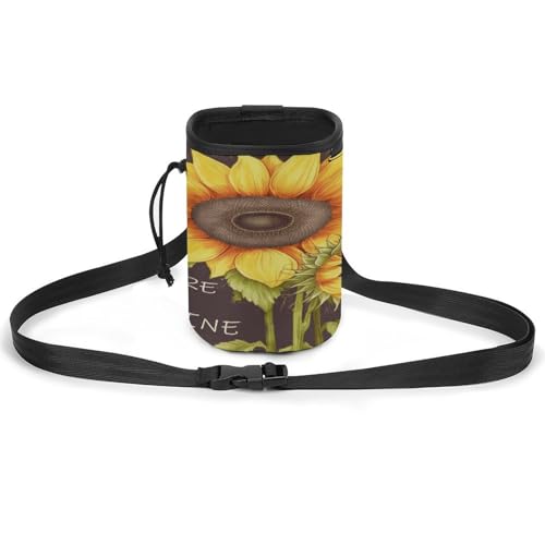 Haustier-Trainingspaket, You are My Sunshine Sonnenblumen-Druck, vielseitige Haustier-Trainingstasche, stilvolles Haustierzubehör, Mehrzweck-Tragetasche, leichte Hundetasche von WYUSPGK