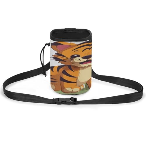 Haustier-Trainingspaket, gepunkteter Tiger-Druck, vielseitige Haustier-Trainingstasche, stilvolles Haustierzubehör, Mehrzweck-Tragetasche, leichte Hundetasche von WYUSPGK