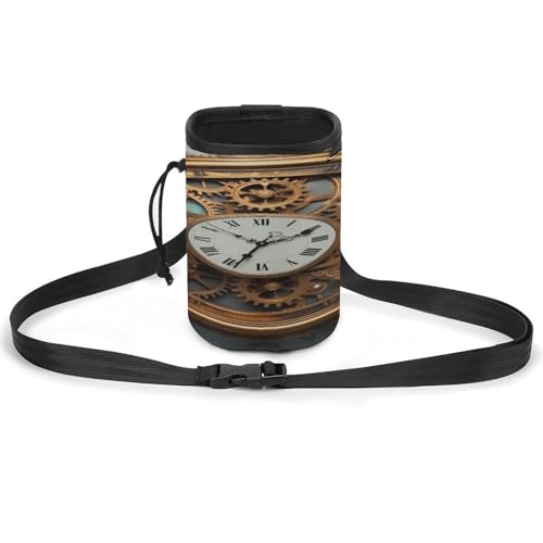 Haustier-Trainingspaket, rostiger Steampunk-Uhrdruck, vielseitige Haustier-Trainingstasche, stilvolles Haustierzubehör, Mehrzweck-Tragetasche, leichte Hundetasche von WYUSPGK