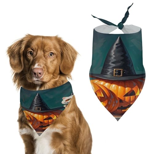 Stylisches Haustier-Bandana für Katzen und Hunde, Dreieckstuch mit Tier-Skelett-Druck, leicht und langlebig, perfekt für den täglichen Gebrauch oder besondere Anlässe von WYUSPGK