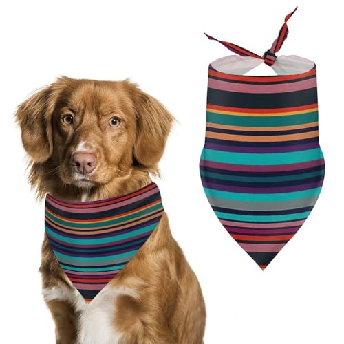 Stylisches Haustier-Bandana für Katzen und Hunde, dreifarbiger Dreieckstuch, leicht und langlebig, perfekt für den täglichen Gebrauch oder besondere Anlässe von WYUSPGK