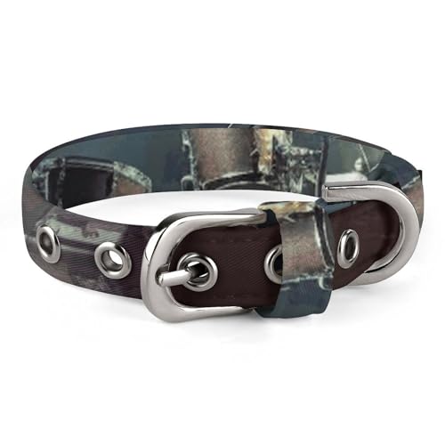 WYUSPGK Niedliches Katzenhalsband, Rockband mit Bühnenaufdruck, personalisierbares Hundehalsband, geeignet für kleine und mittelgroße Hunde von WYUSPGK