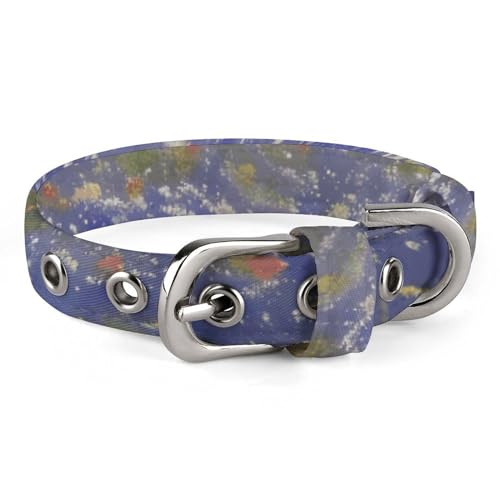 WYUSPGK Niedliches Katzenhalsband, Texas Bluebonnets, Landschaftsdruck, Breakaway-Katzenhalsband, personalisierbar, geeignet für kleine und mittelgroße Hunde von WYUSPGK