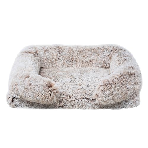 WZTHLF Hundebett, wiederverwendbare Hundematte, kreatives Haustierbett, abnehmbares Kissen, Nest für Hunde und weiches Plüsch, bequemes Sofa, mehrere Größen und Farben (16, XL-Größe) von WZTHLF